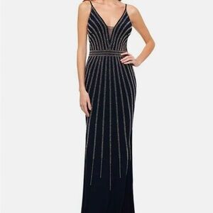 NWT Xscape beaded prom gown